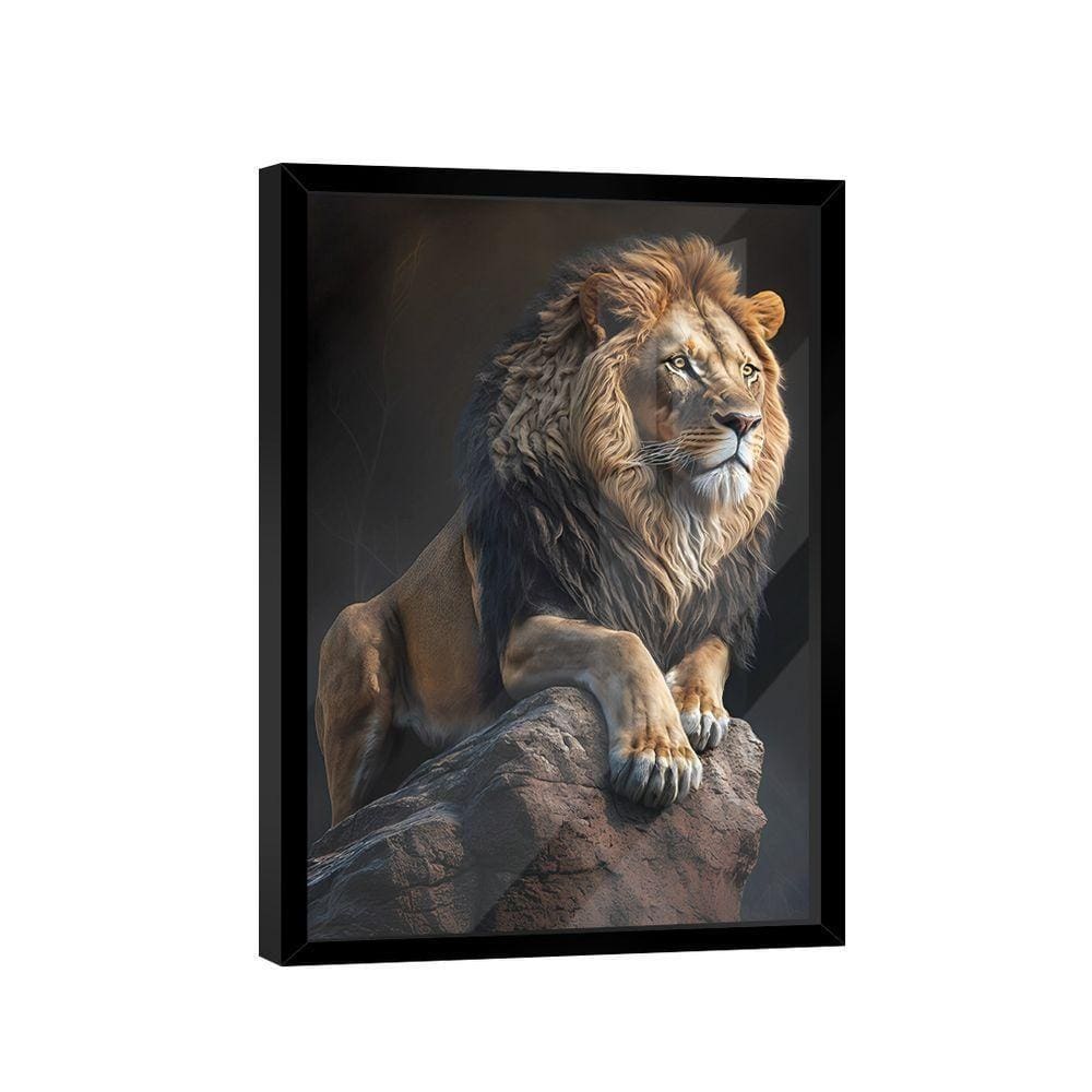 Quadro Leão Protetor -- Br Artes
