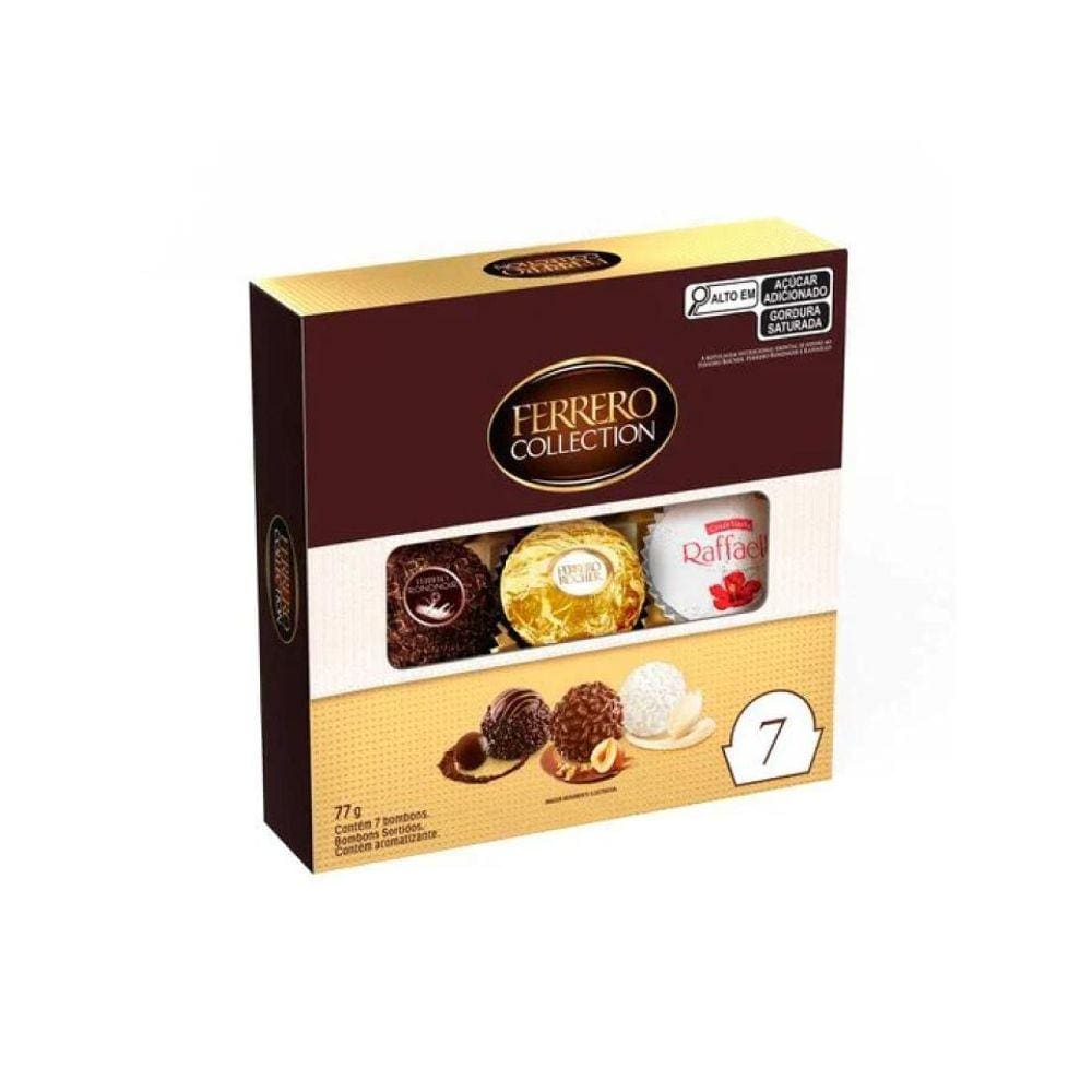 Chocolate Ferrero Collection 77g Com 7 Unidades