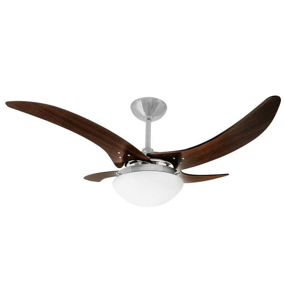 Ventilador Mareiro 220v 4p Ctm At Aço Escovado 130w Aço Escovado