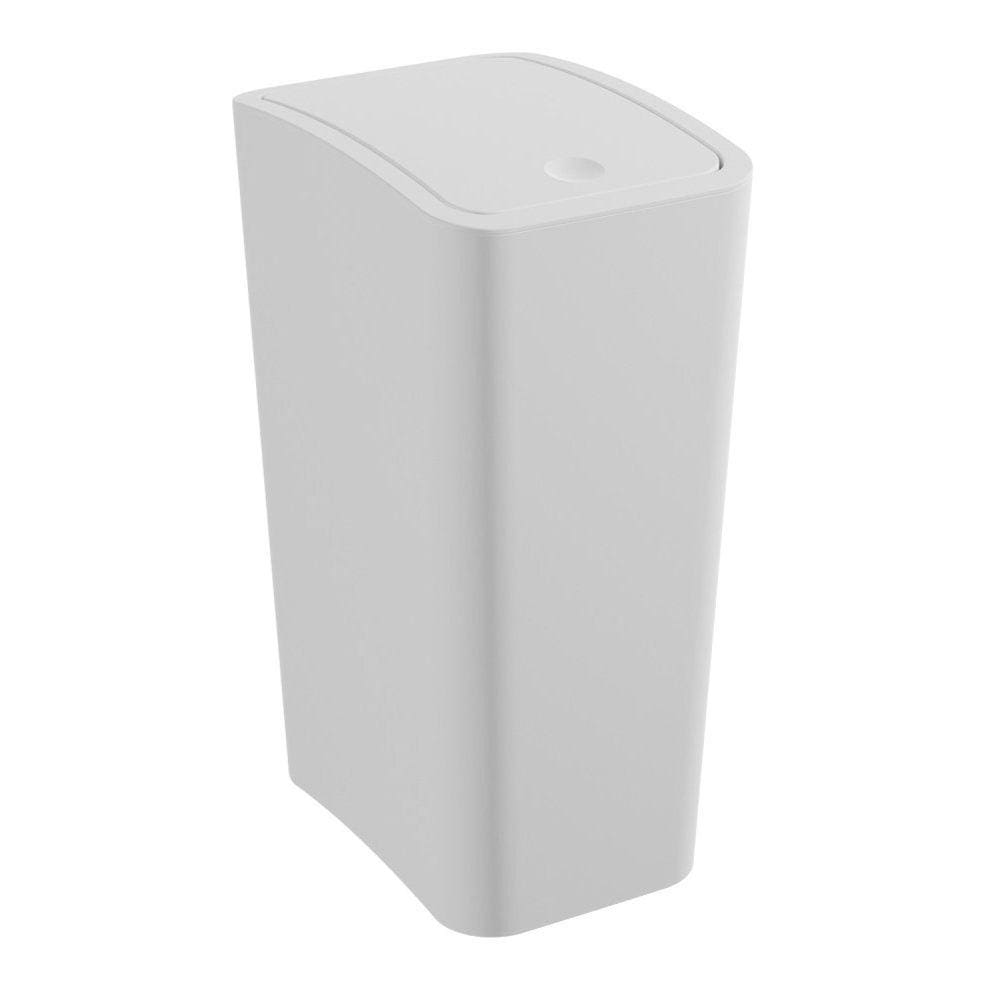 Lixeira com Tampa Click 2 Branca Astra Branco