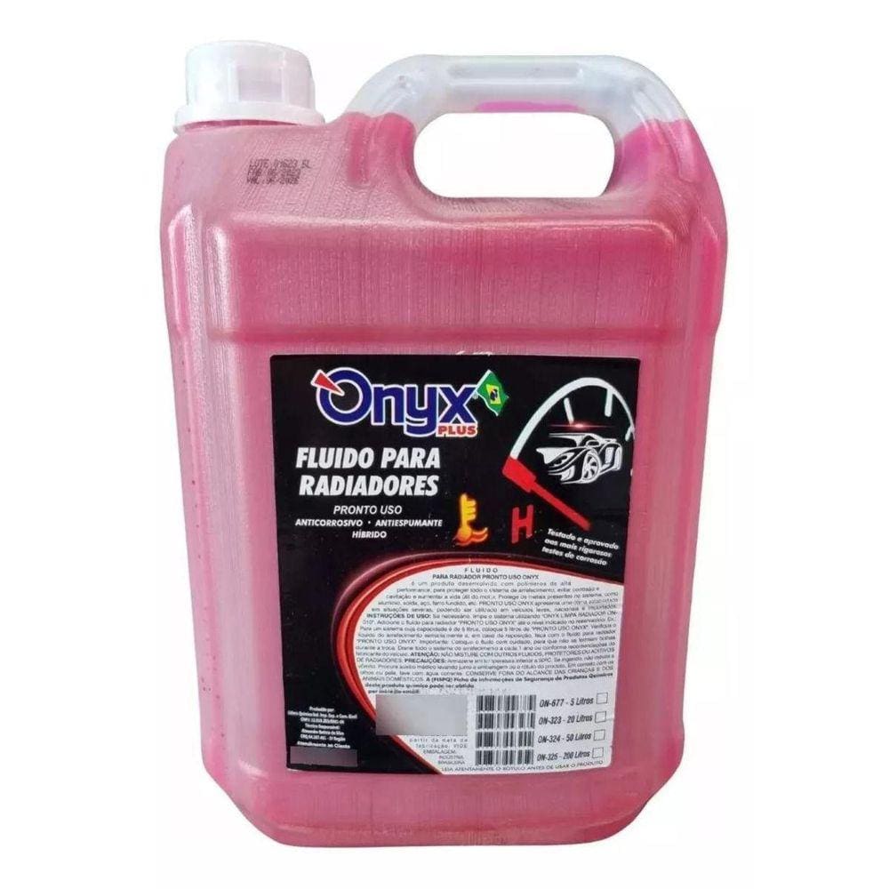 Aditivo Fluido Radiador 5 Litros Pronto Uso 5L Rosa Onyx