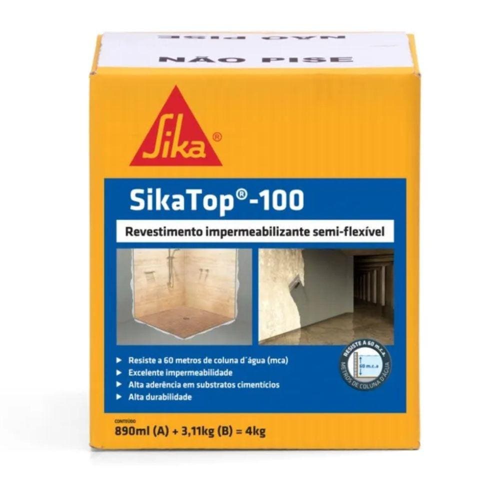 Impermeabilizante Sikatop 100 4kg Sika