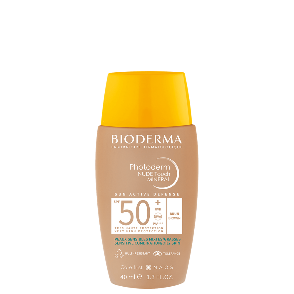 Bioderma Photoderm Nude Touch FPS 50+ Escuro - Protetor Solar Facial com Cor 40ml