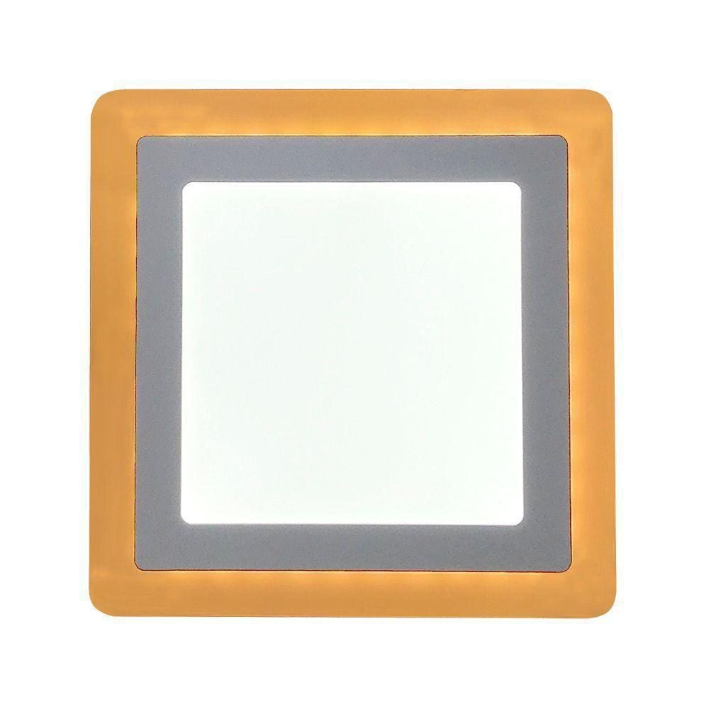 Painel De Led Taschibra Quadrado De Embutir 18+6w Dual Color Bivolt