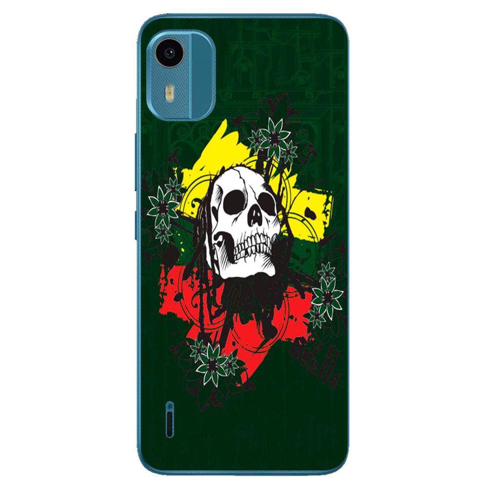 Capa Adesivo Skin024 Verso Para Nokia C12 Pro