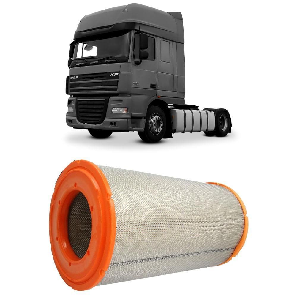 Filtro Ar DAF XF105 12.9 2005 a 2018 HENGST E702L
