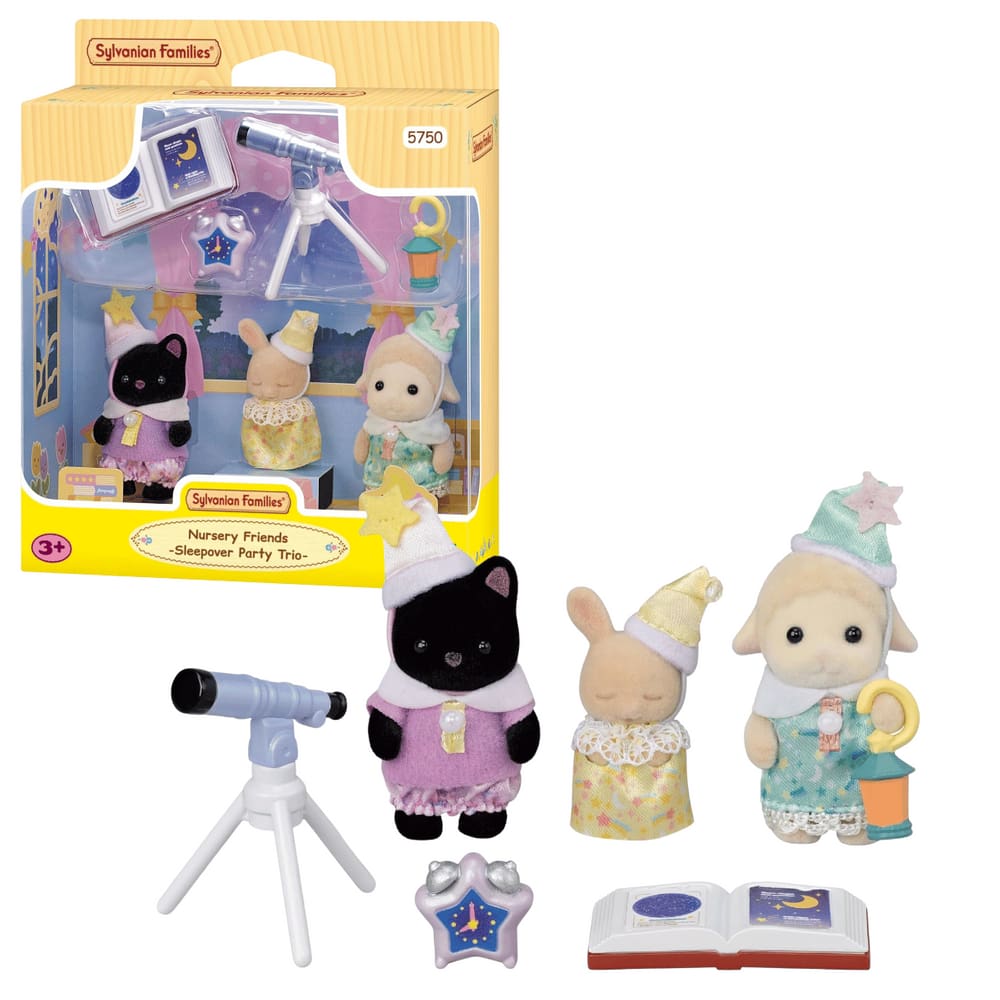 Sylvanian Families Amigos Jardim da Infância Noite do Pijama