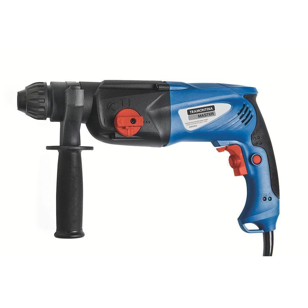 Martelete Perfurador Rompedor 1050w 1\" Com Encaixe Rápido Sds Plus 4 Funções Com Maleta - Tramontina