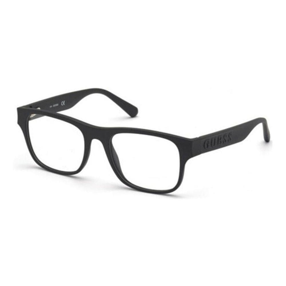 Óculos Armação Guess Gu50031 002 Masculino Fosco Preto