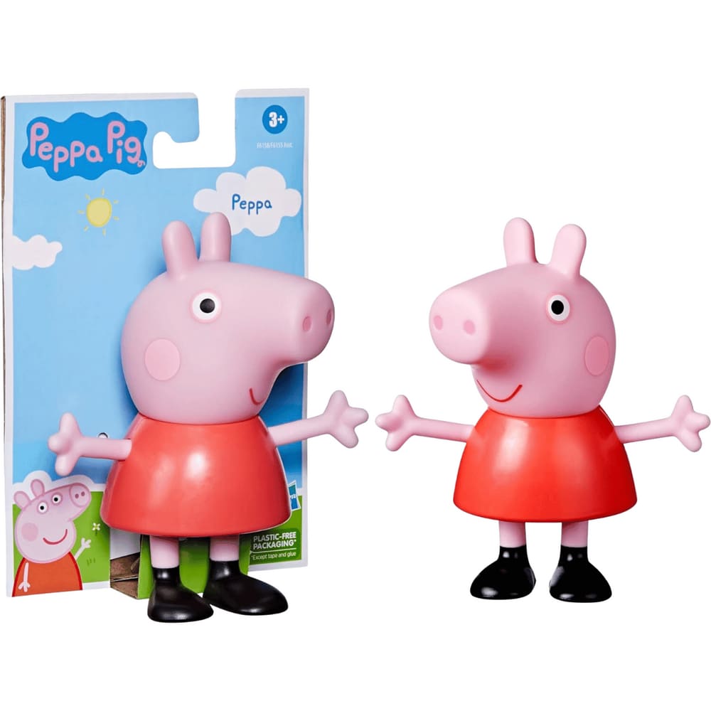 Boneca Peppa Pig Articulada Peppa 13 cm Hasbro F6158