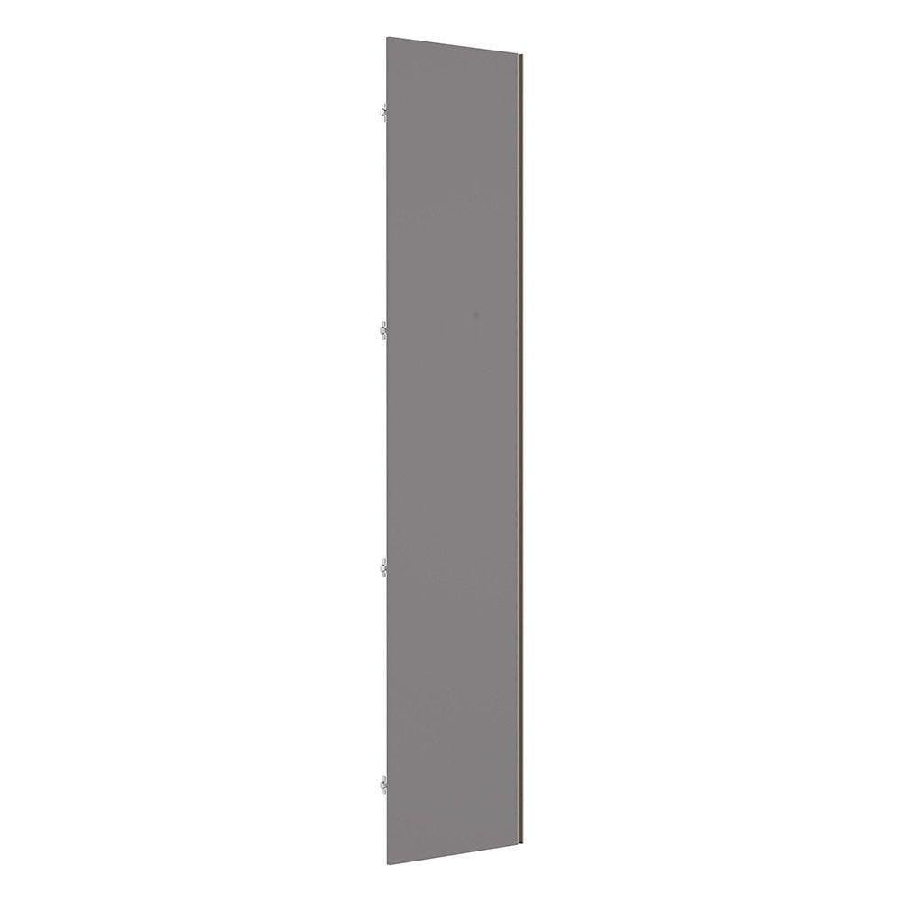 Porta Para Closet Individual 50cm Champagne Cinza Puro