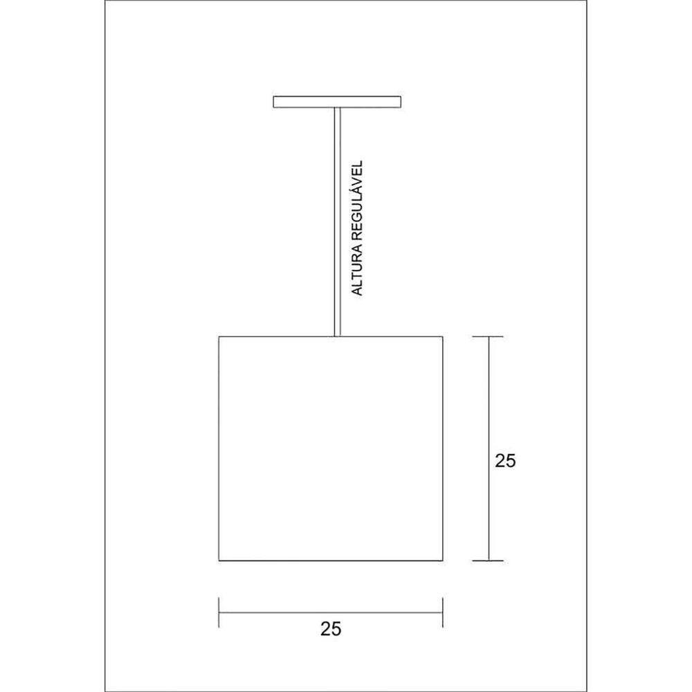 Lustre Infantil Pendente Borboletas 25cmx25cm Branco/Branco