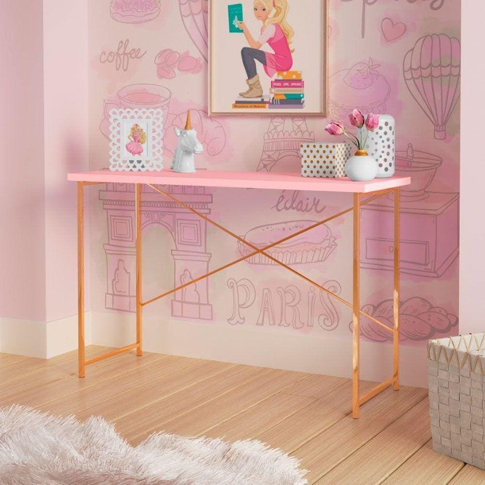 Aparador Industrial Infantil Princesa Aço Carbono Klm Cobre-rosa