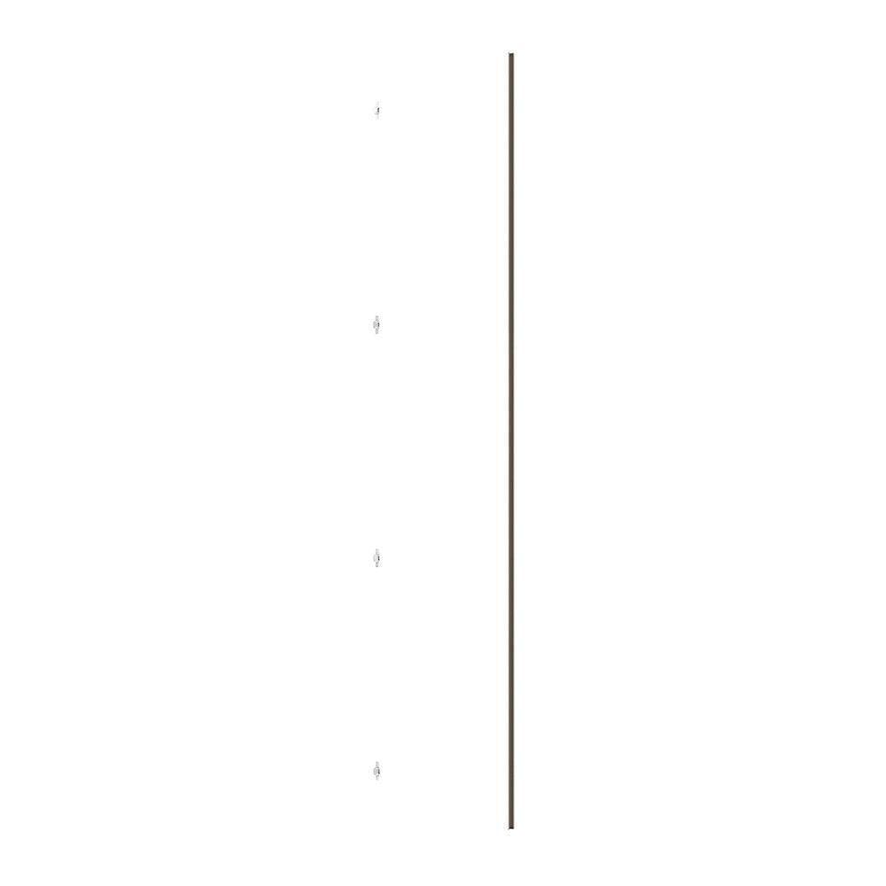 Porta Para Closet Individual 50cm Champagne Branco Mat