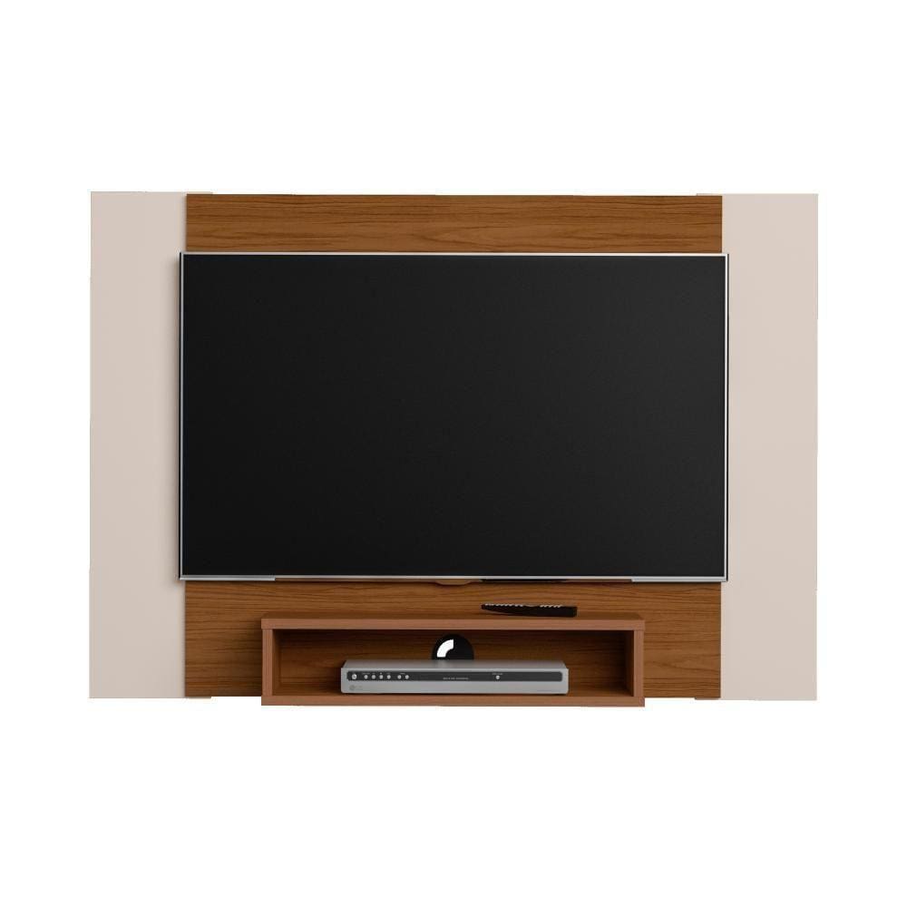 Painel Para Tv Até 47\" Cine Cedro Artely Cedro/off White