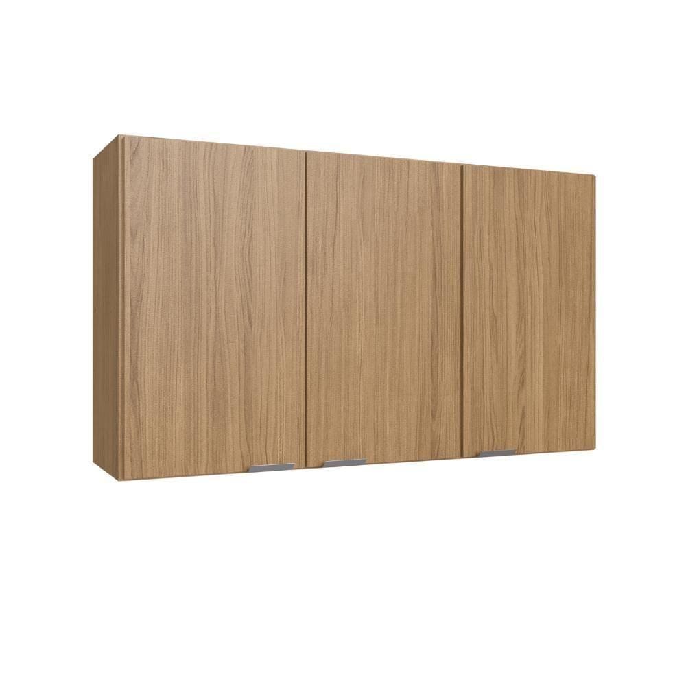 Armário Aéreo De Cozinha Em Mdf c/3Pts 1,20M Hera Naturalle