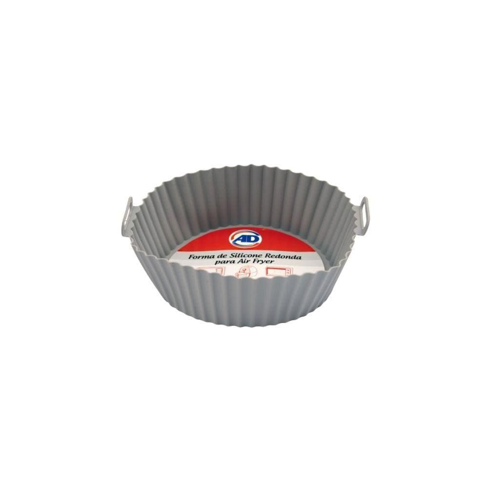 Forma Redonda De Silicone Air Fryer Antiaderente 23,5Cm - Ad