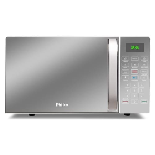 imagem-Microondas 20 Litros Philco PME25 1100w Limpa Fácil Espelhado - 110V