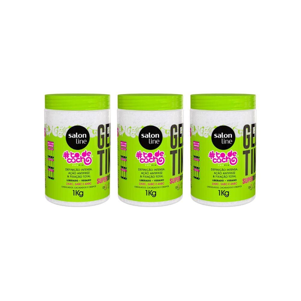 Gelatina Capilar Salon Line 1k Todecacho Super Definiçao-3un