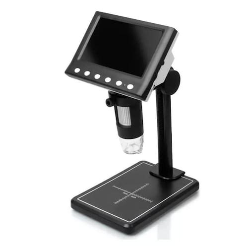 imagem-Microscópio Digital com Tela LCD Lupa Zoom 1000x