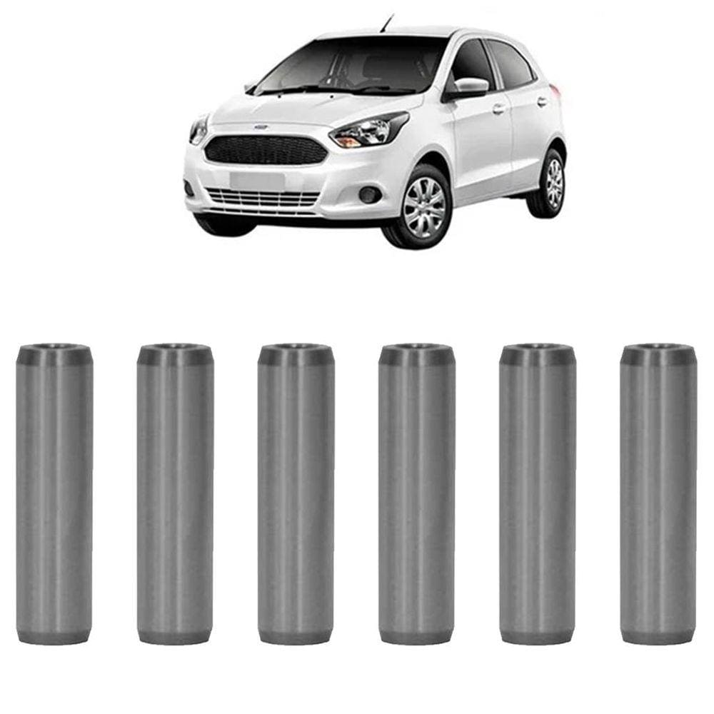 Jogo 6 Guia De Valvula Ford Ka Ka+ Sedan 1.0 12v Tivct L3 Flex 2014 A 2021