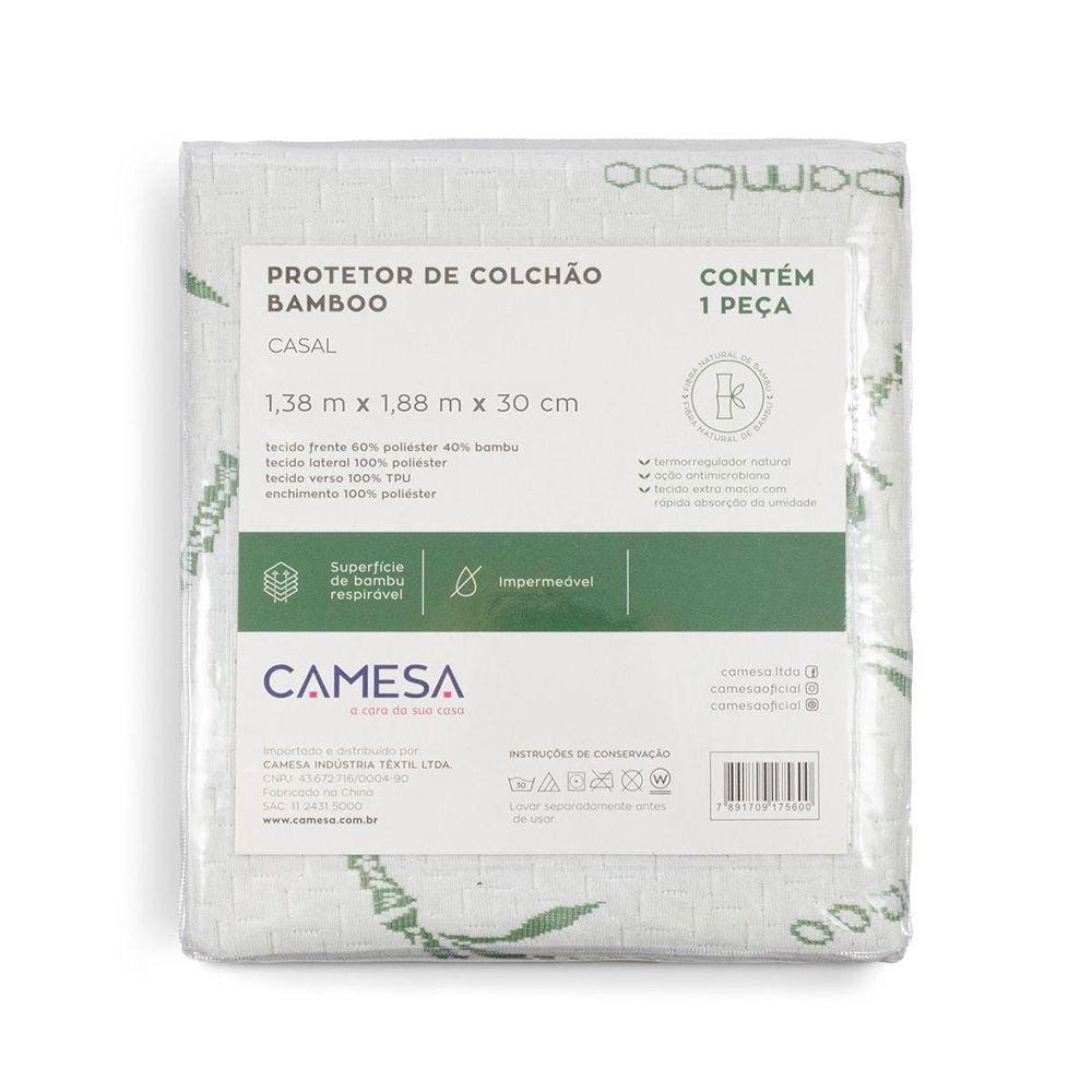 Protetor De Colchão Impermeável Casal Blend Bamboo