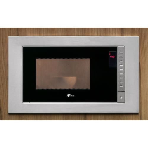 imagem-Micro-ondas Fischer Fit Line Embutir 25 Litros Moldura Inox 34900 - 220V
