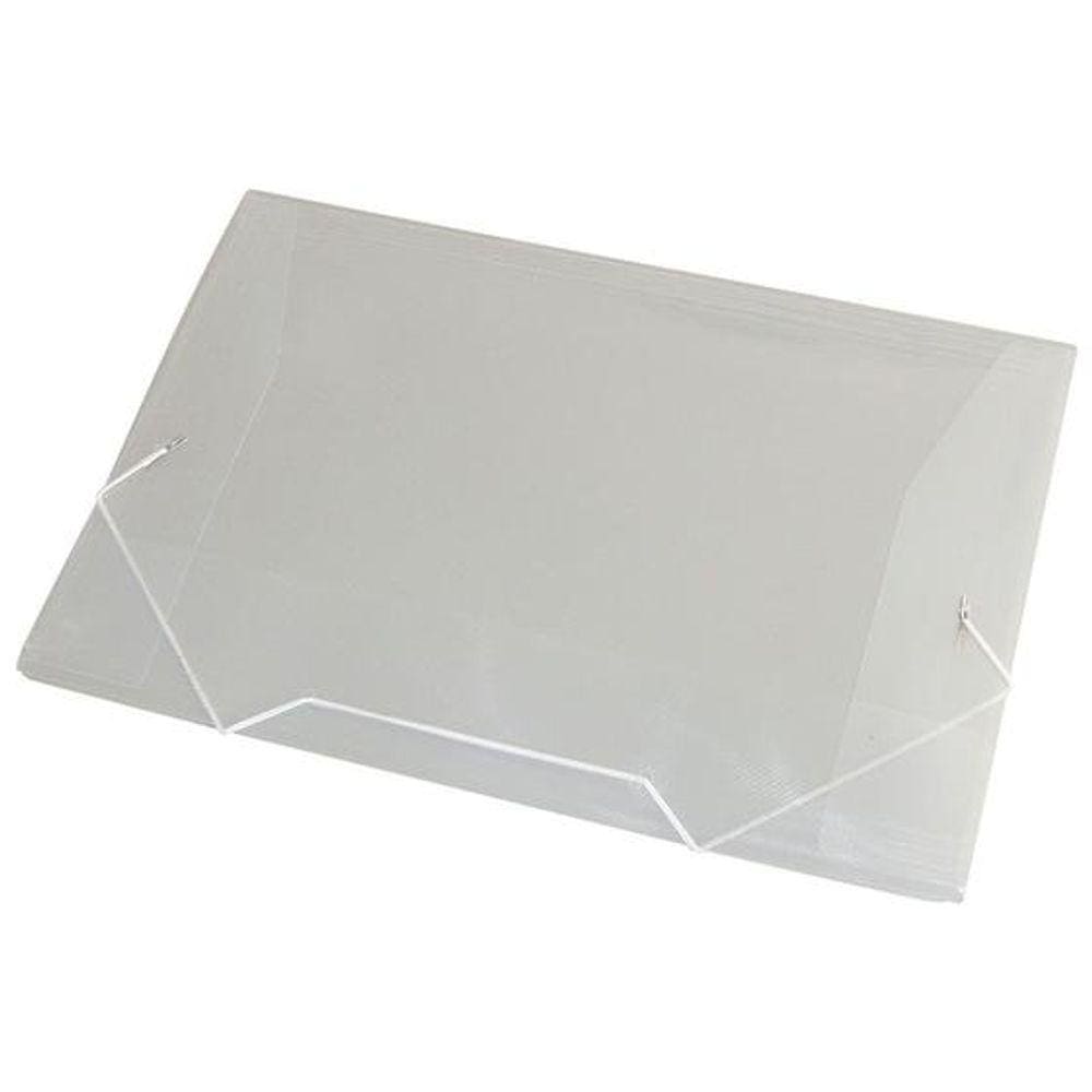 Kit 10 Pastas Aba Elástica Ofício Cristal Soft Polibras 6178