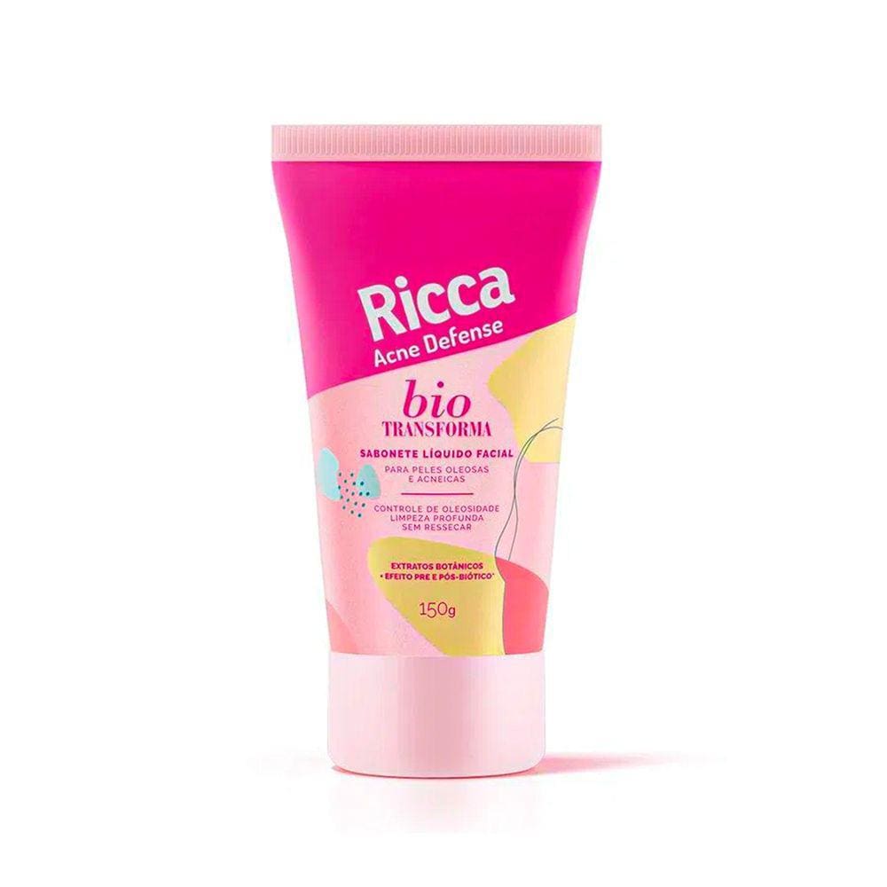 Sabonete Liquido Facial Acne Defense Ricca 150G