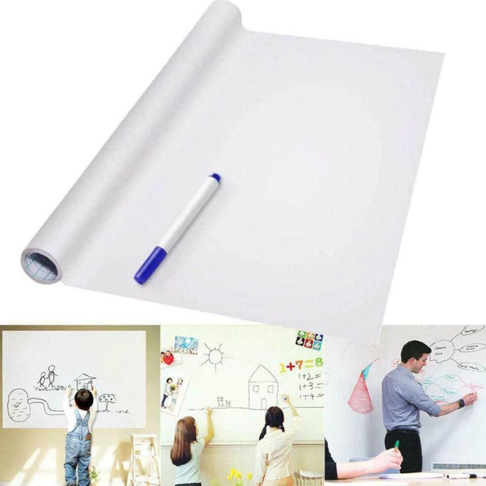 Adesivo Lousa Quadro Branco Podendo Escrever e Apagar a Vontade, Temos Opção Que Acompanha uma Caneta.