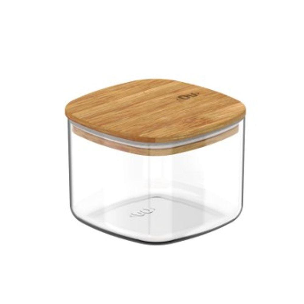 Pote Hermético Organizador De Mantimentos Natural 0,45l Ou