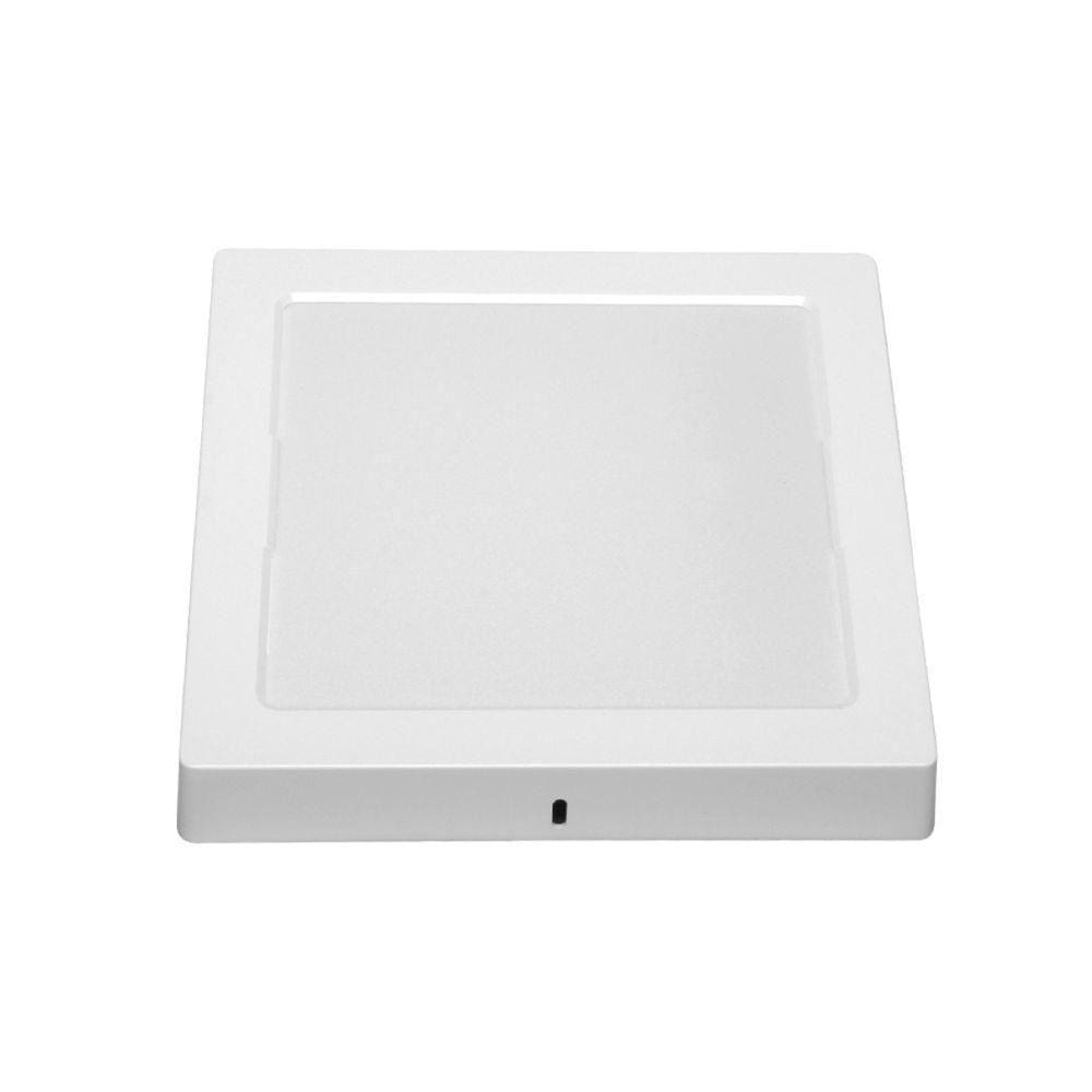 Painel Com Placa De Led Taschibra 12w Lys Quadrado Sobrepor Bivolt 4000k Luz Neutra