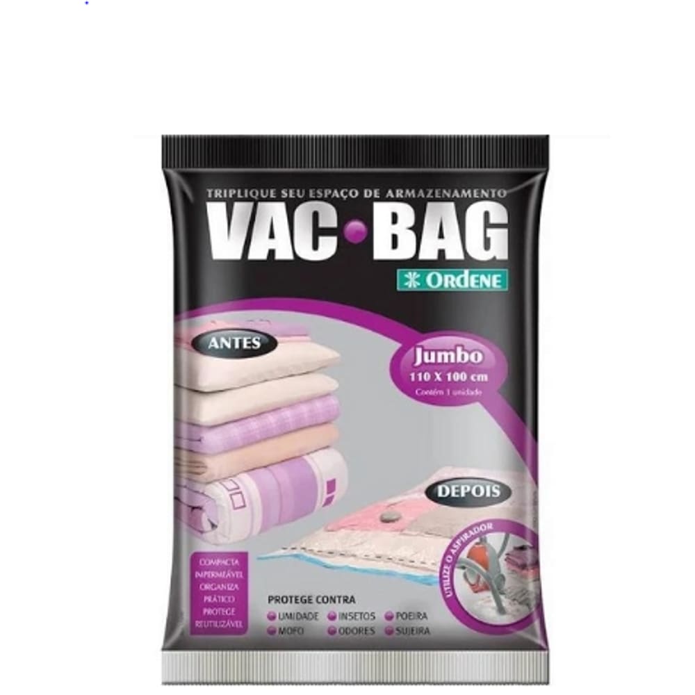 Saco à Vácuo Vac Bag Jumbo 100X110 cm Ordene