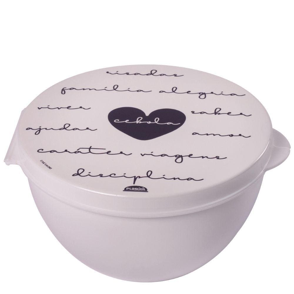 Porta temperos cebola decorado Plasutil ref. 13956