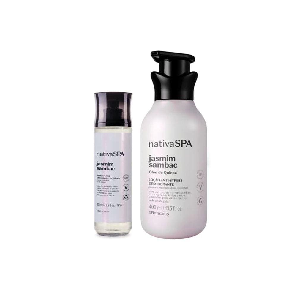 Combo Nativa SPA Jasmim Sambac: Loção Corporal + Body Splash