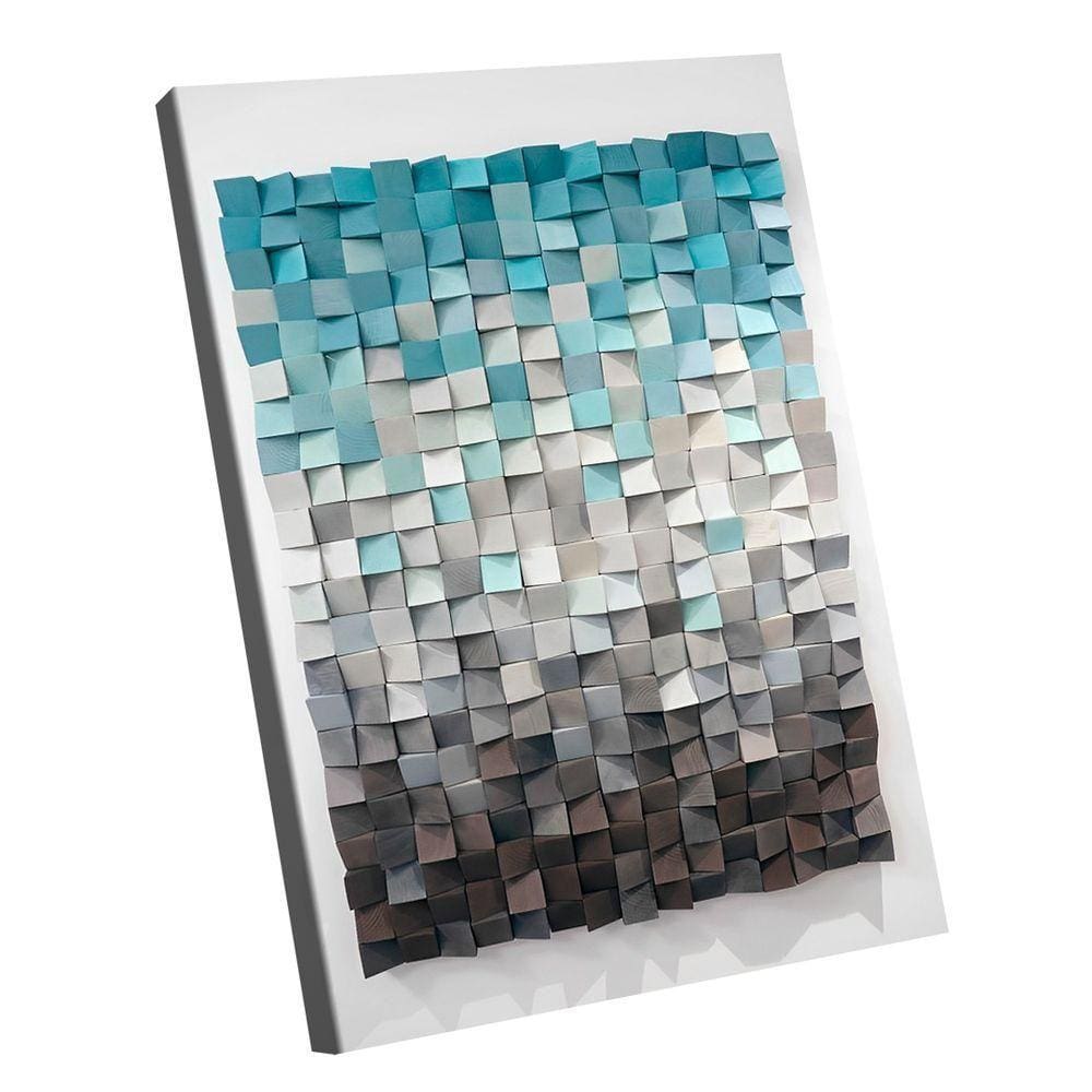 Quadro Azul 3d Effect Br Artes