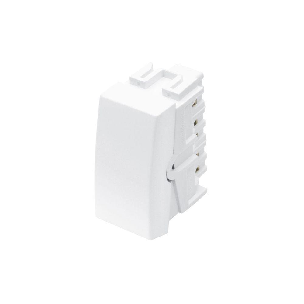 Módulo Interruptor Intermediário Fame Habitat 16a Branco