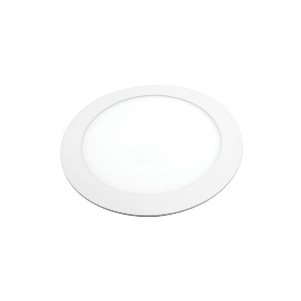 Painel De Led Lorenzetti Redondo De Embutir 18w 3000k Luz Amarela