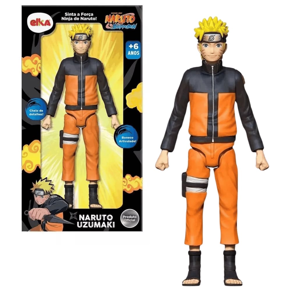 Boneco Naruto Uzumazi Elka Naruto Shippuden 1187
