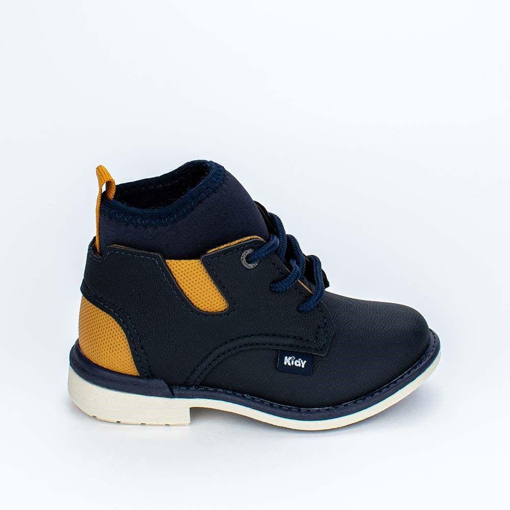 Coturno Infantil Masculino Kidy Max Comfort Marinho
