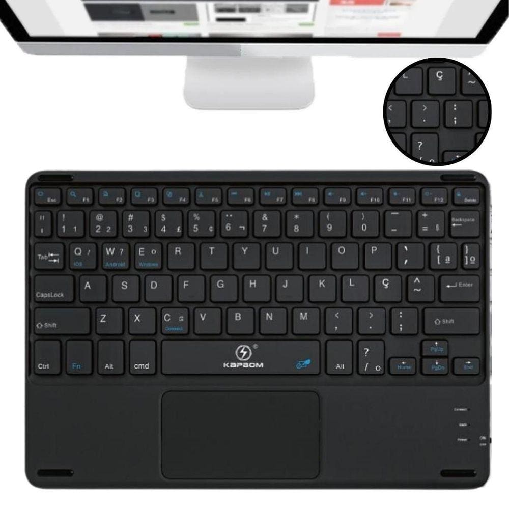 Kit Teclado Abnt Com Mouse Para Tablet Samsung S7 11 T870