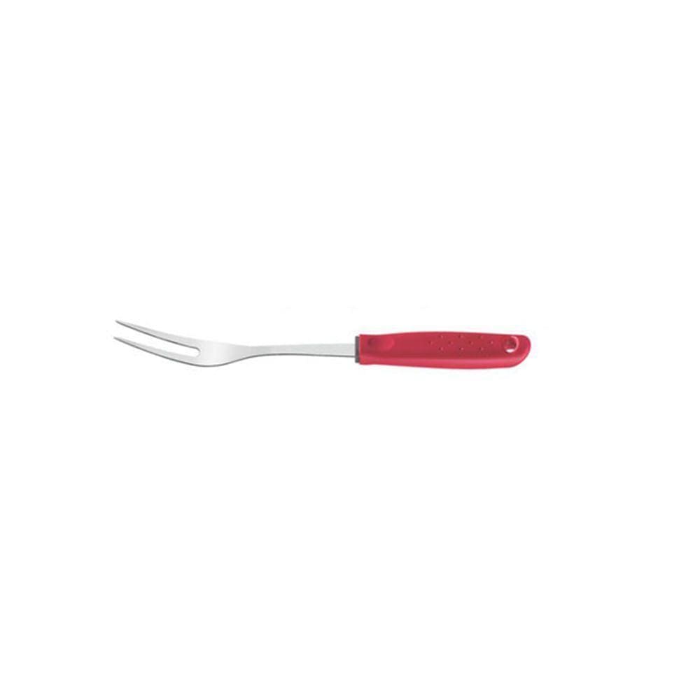 Garfo Trinchante Inox Utilita Vermelho - Tramontina