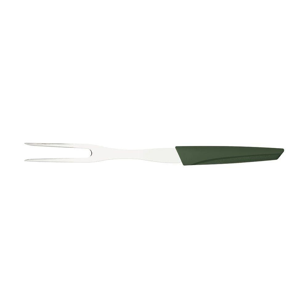 Garfo Trinchante Lyf Com Lâmina Em Inox E Cabo De Polipropileno Pcr Verde Natureza - Tramontina