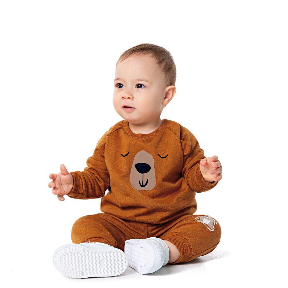 Conjunto Moletom Bebê Menino Malwee Kids Ref. 116651