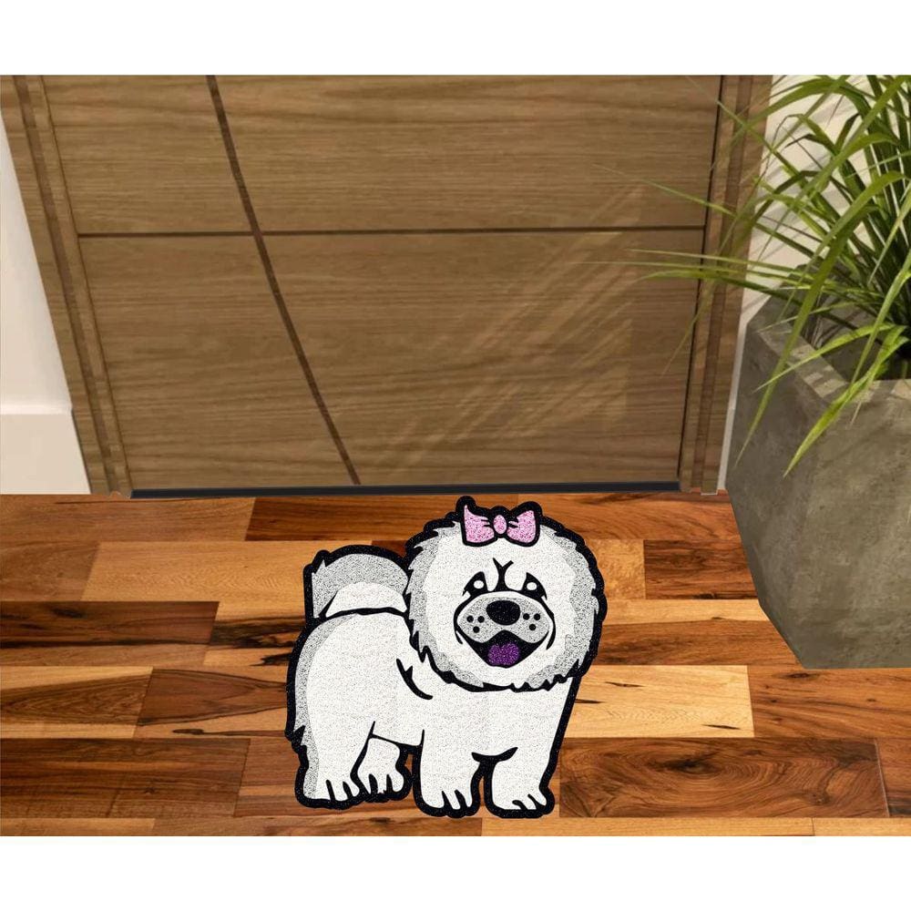 Tapete Vinil Cachorro Dog Chow Chow Formato Para Portas Sala