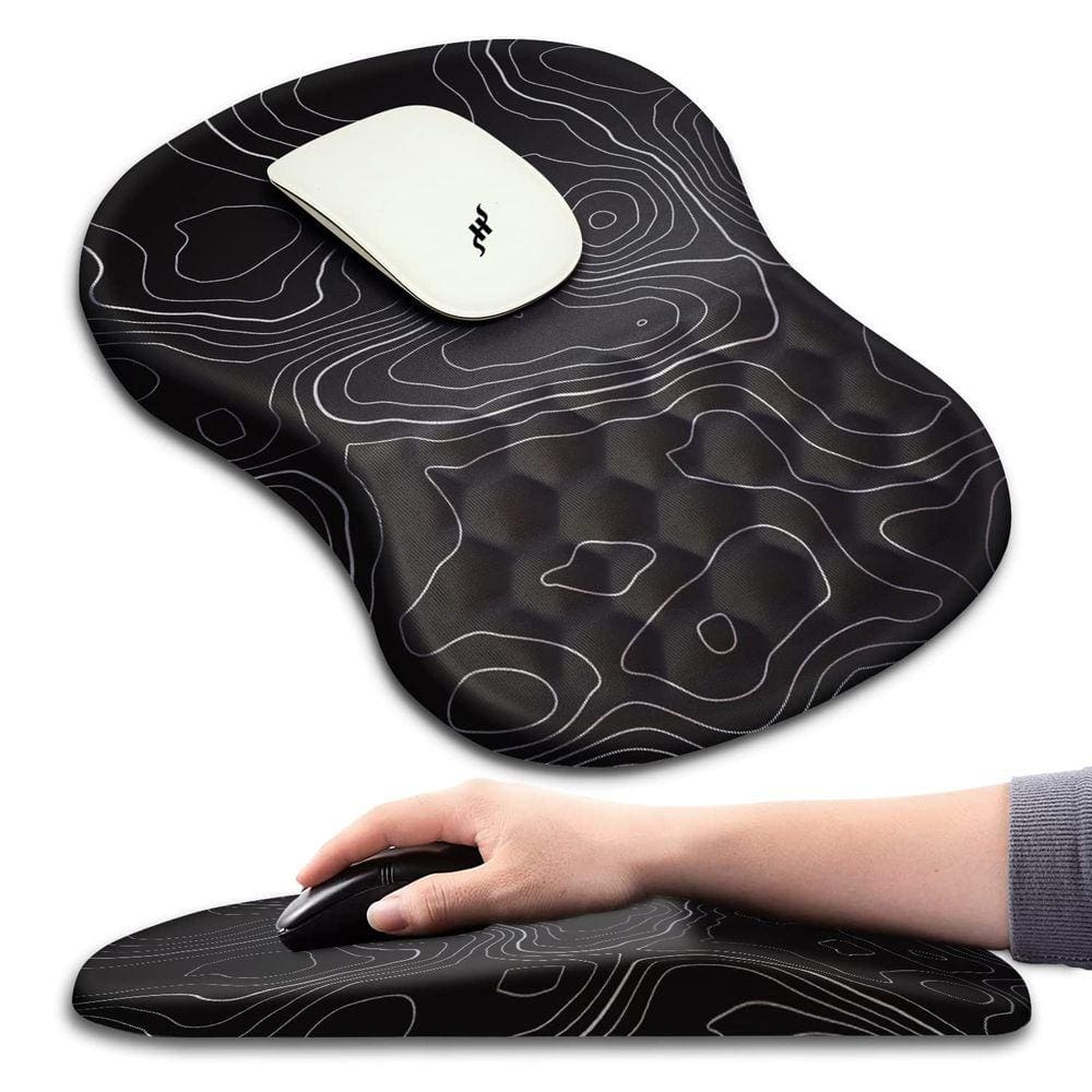 Mouse Pad Support Hokafenle Design de massagem ergonômica
