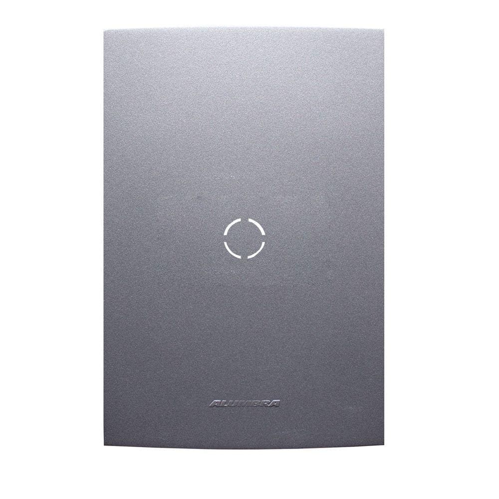 Placa 4X2 com Suporte Para Cega Saída De Fio Inova Pro Class Alumbra Grafite