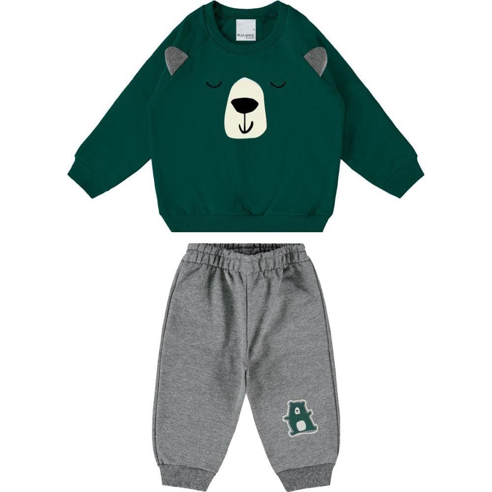 Conjunto Moletom Bebê Menino Malwee Kids Ref. 116651