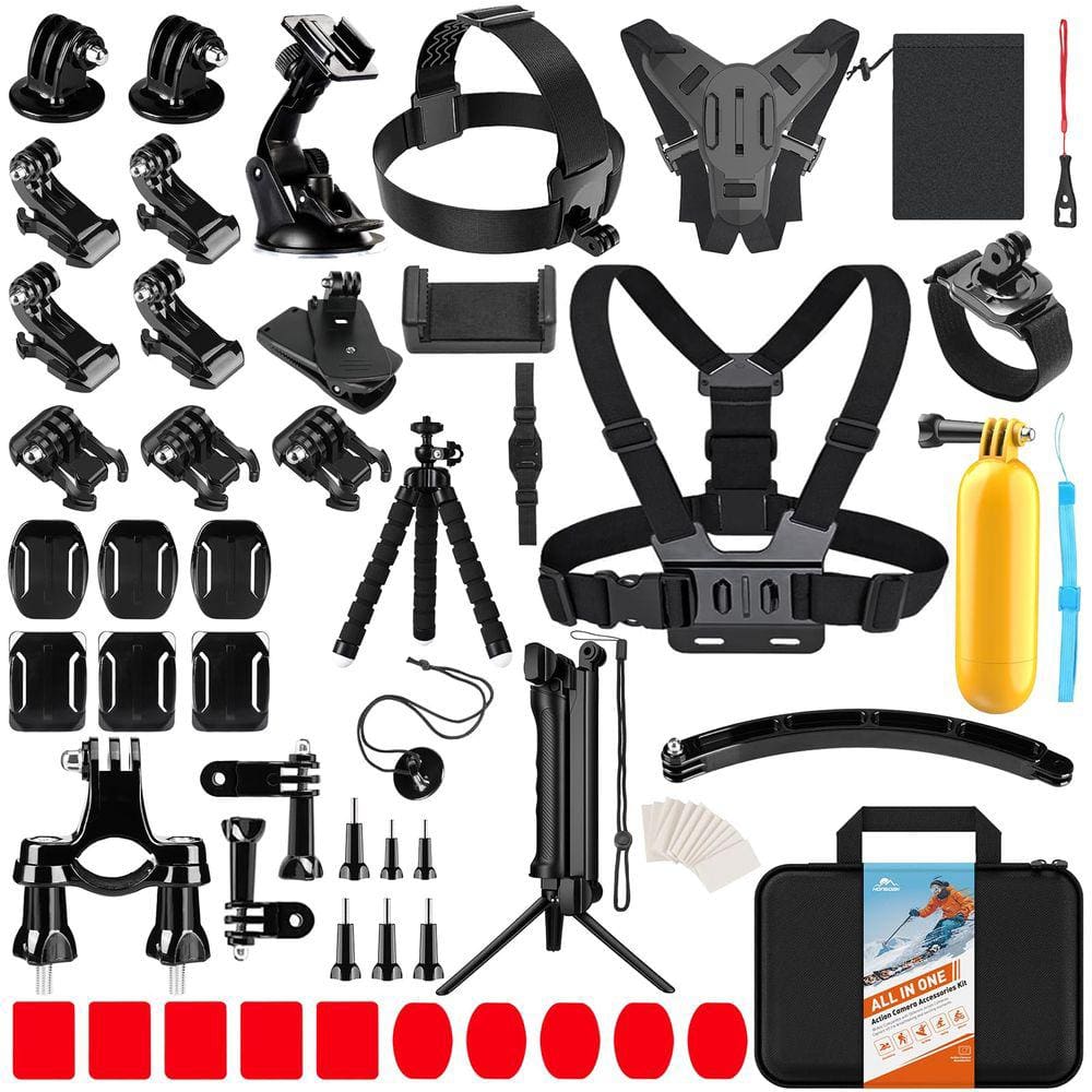 Kit de acessórios de câmera de ação HONGDAK 65 em 1 para