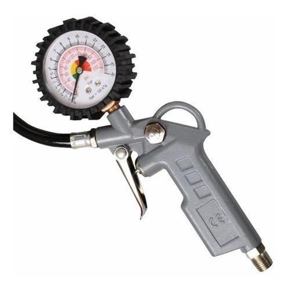 Calibrador Manual De Pneus Com Manômetro Analógico- Dm010